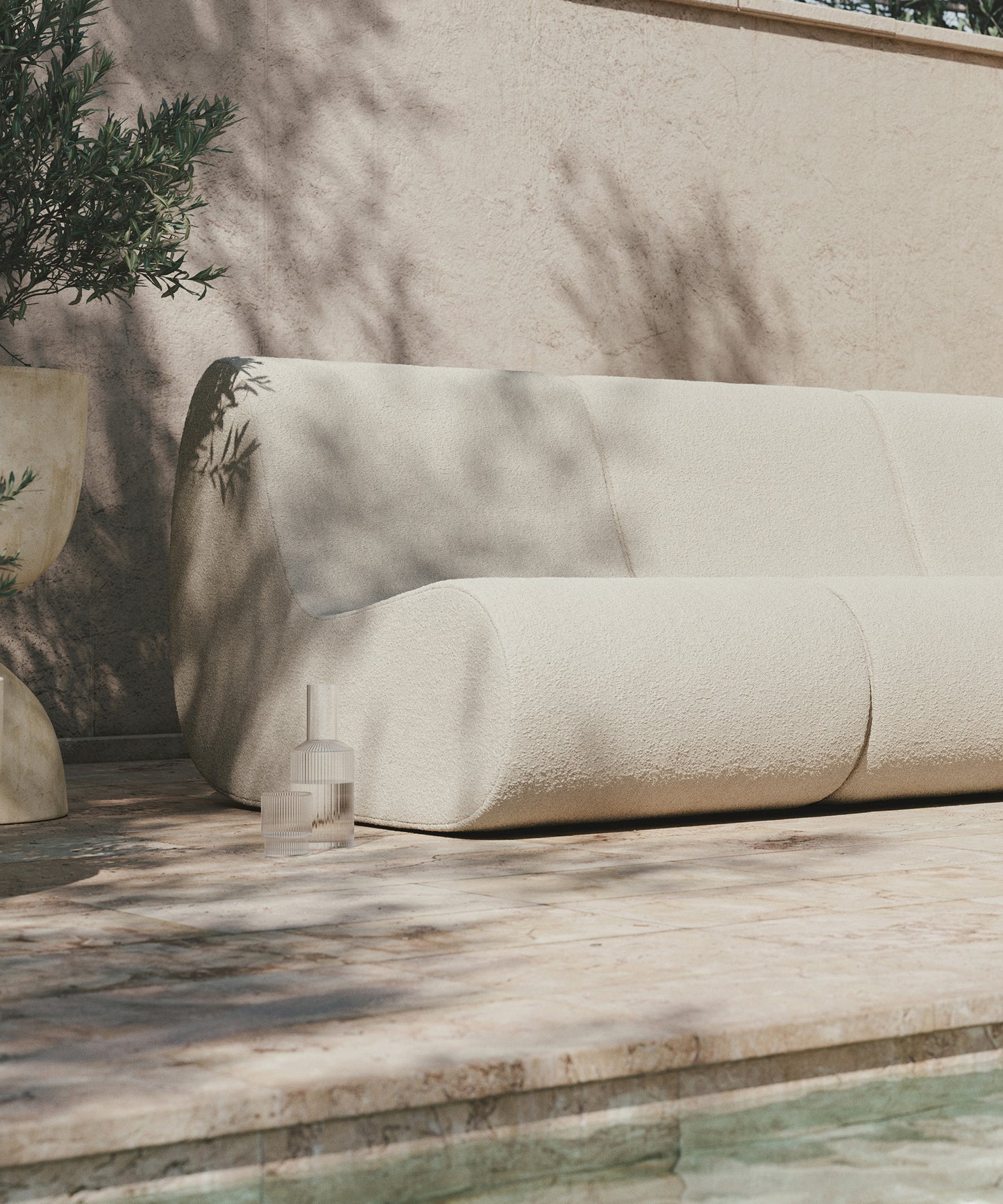 Rouli Center Module Pure Bouclé