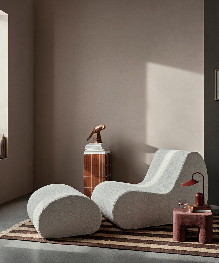 Rouli Pouf Pure Bouclé