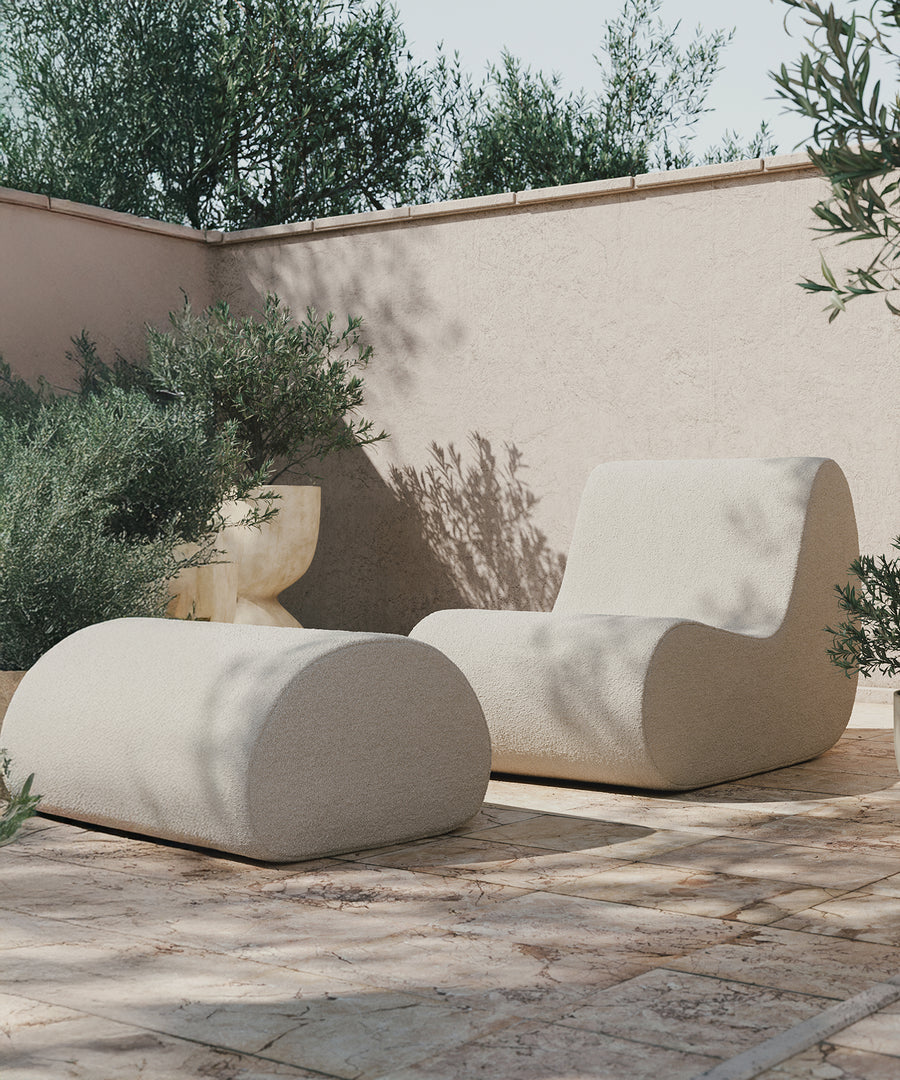 Rouli Pouf Pure Bouclé