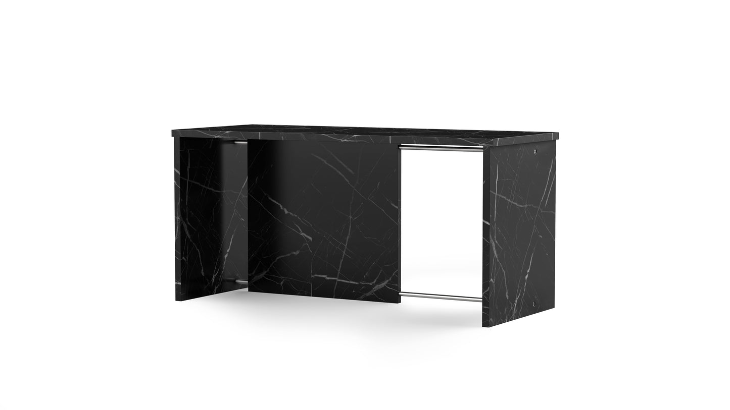 Segment Desk, Nero Marquina - Sample