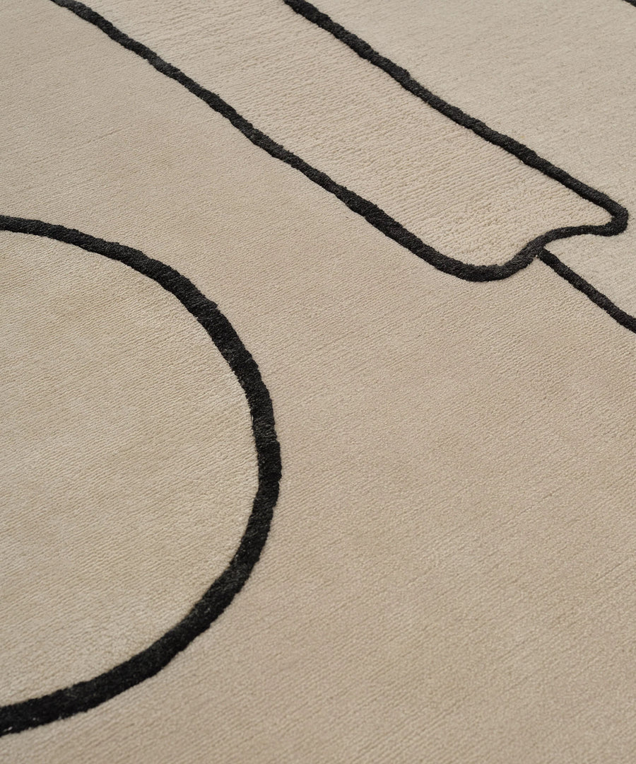 Self Mirage Rug in Beige