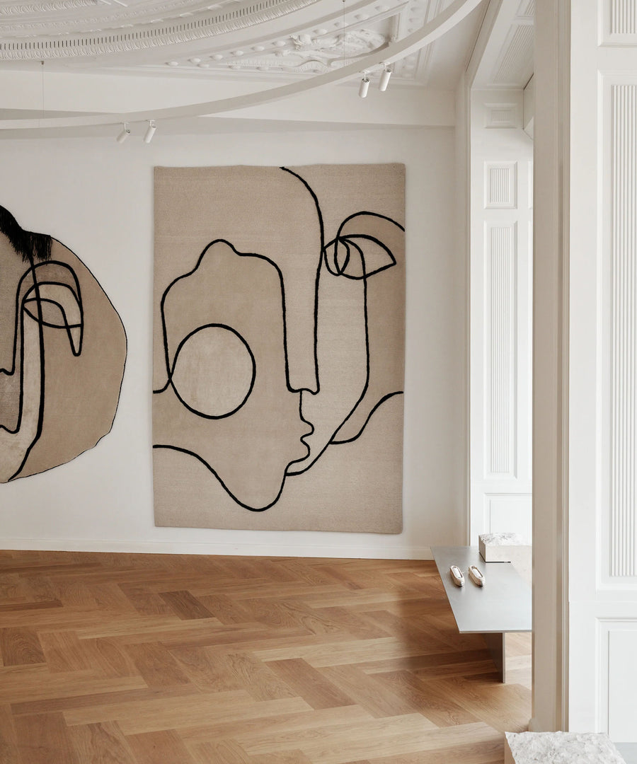 Self Mirage Rug in Beige