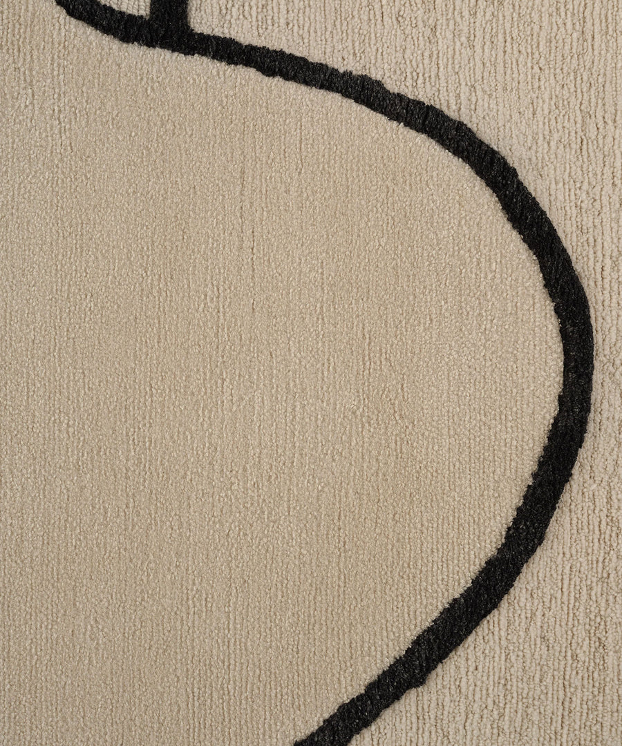 Self Mirage Rug in Beige