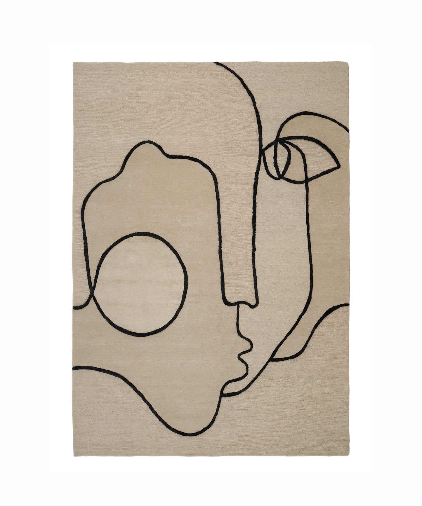 Self Mirage Rug in Beige