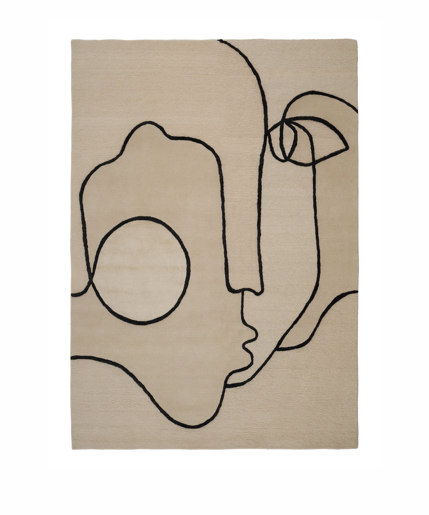 Self Mirage Rug in Beige