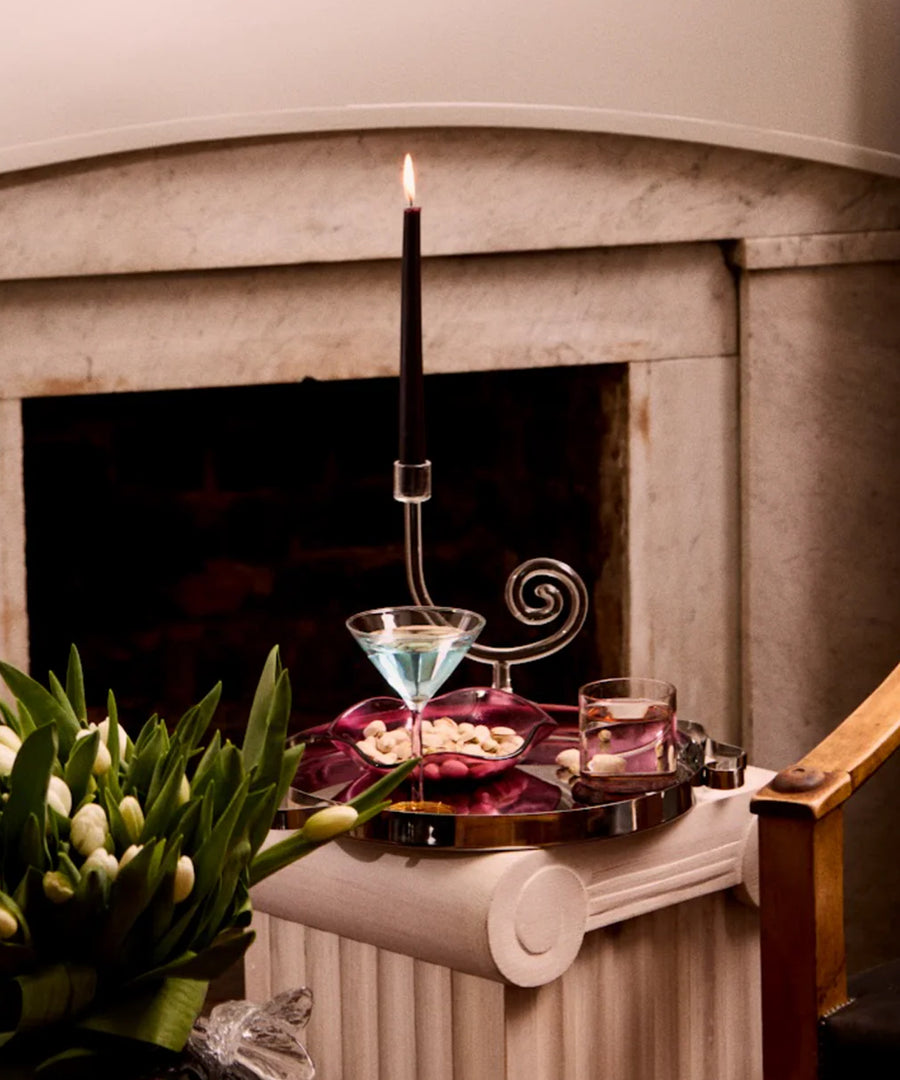 Single Stem Spiral Candleholder