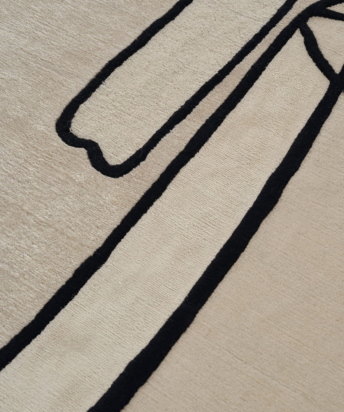 Really Slanted Rug Slanted Self Rug by Linie | TRNK