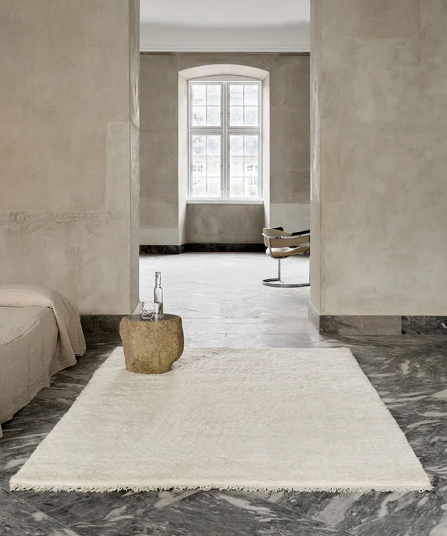Soft Savannah Rug in White