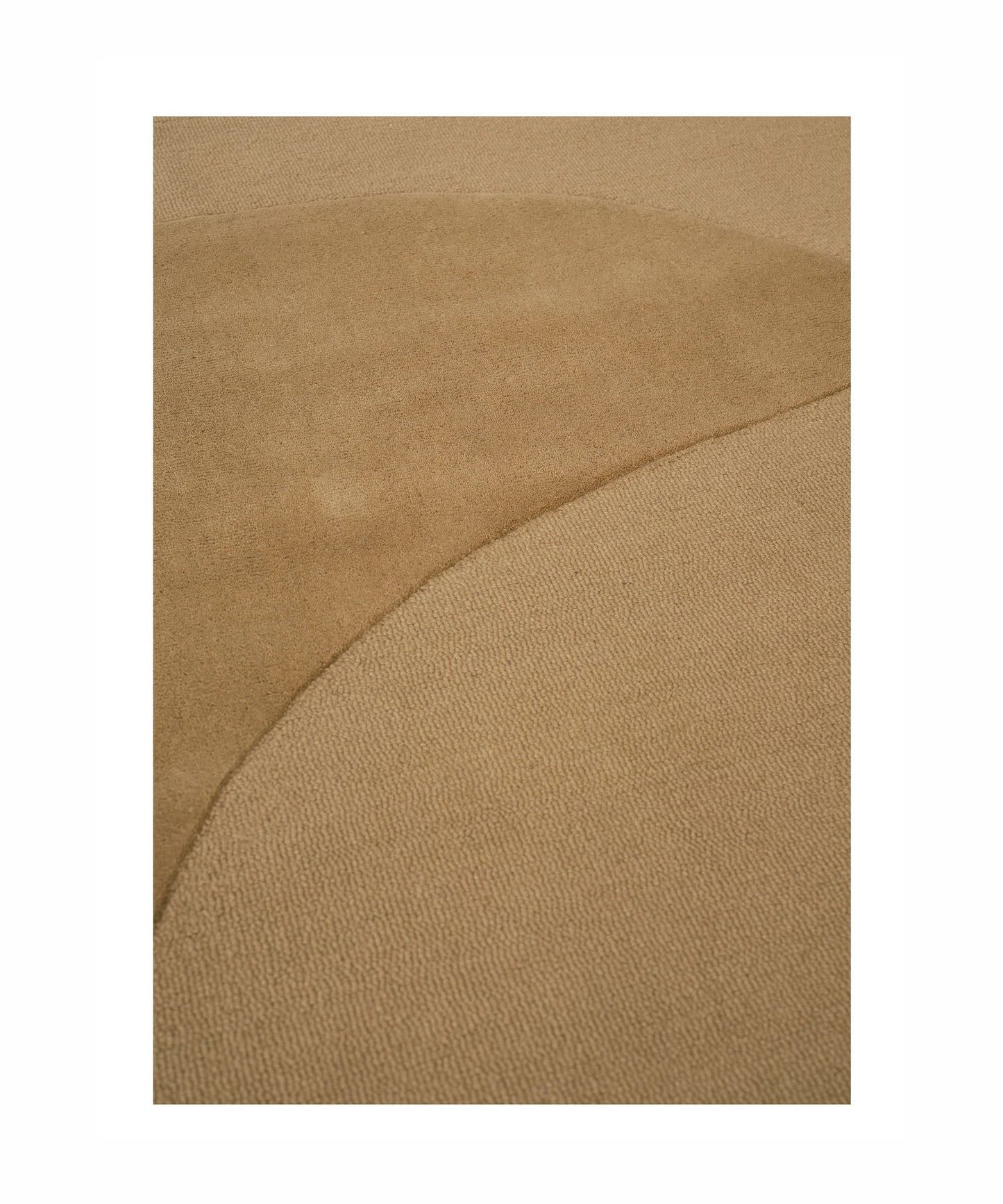 Split Plains Rug in Mustard