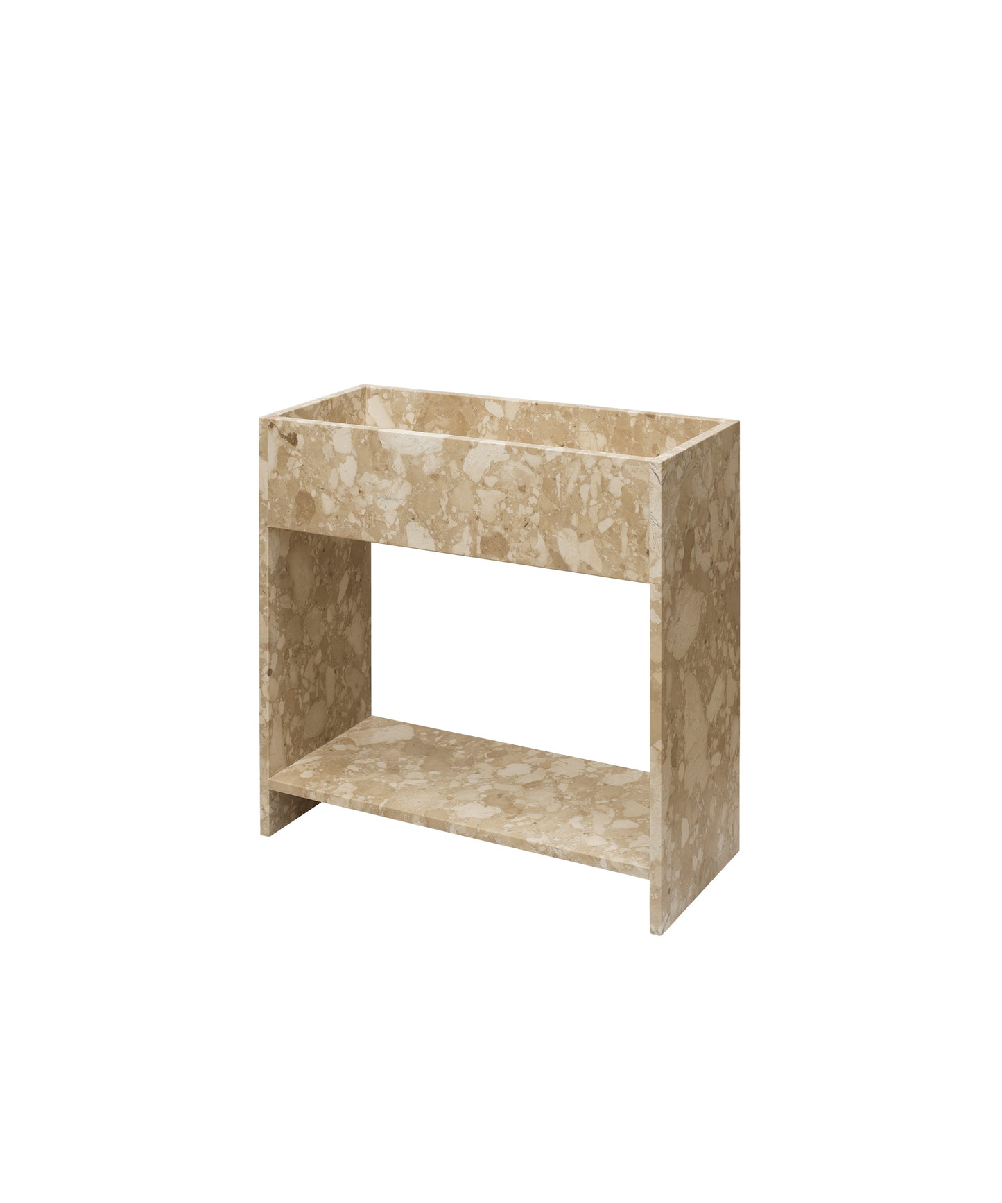 Stone Plant Box With Shelf