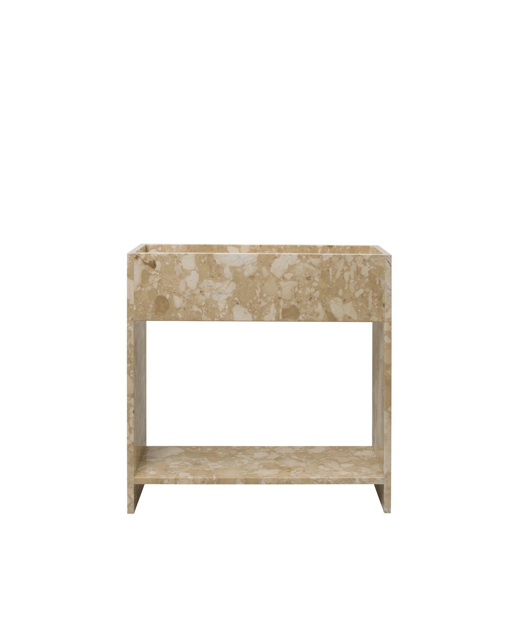 Stone Plant Box With Shelf