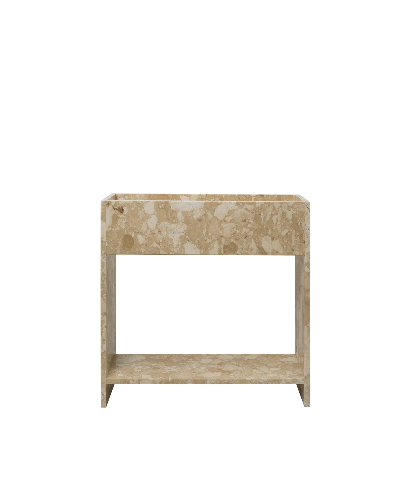 Stone Plant Box With Shelf