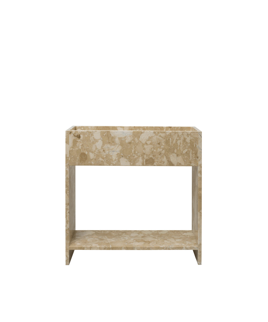 Stone Plant Box With Shelf