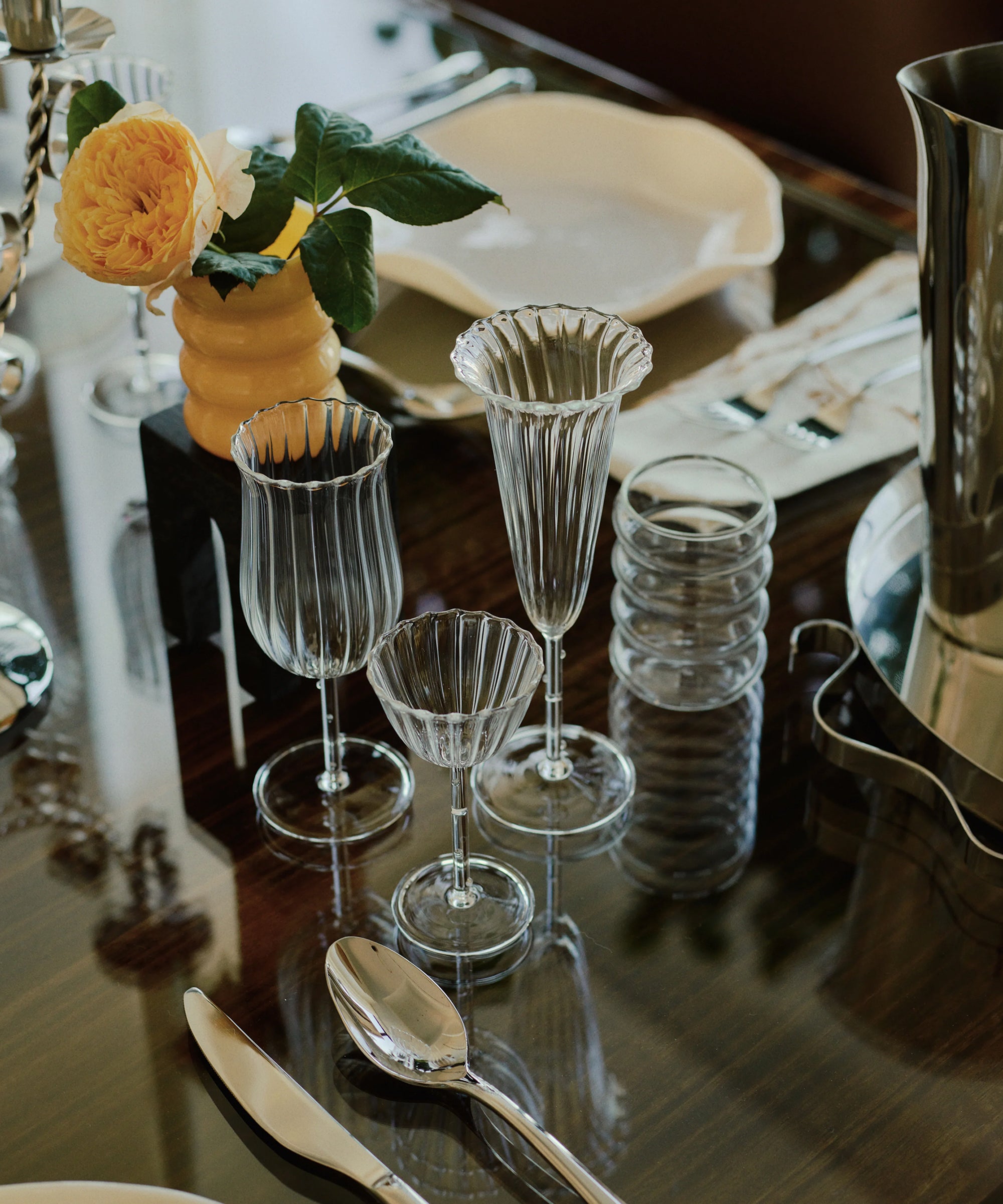 Tulip Wine Glass, Set of 4