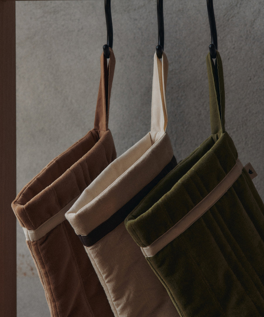 Vari Quilted Christmas Stocking