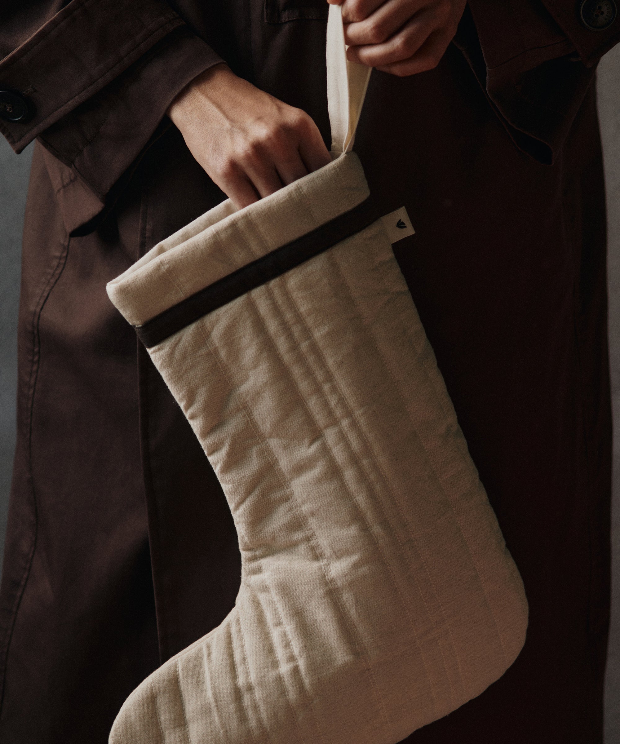 Vari Quilted Christmas Stocking