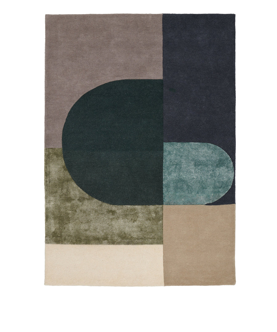 Vilja Rug in Green