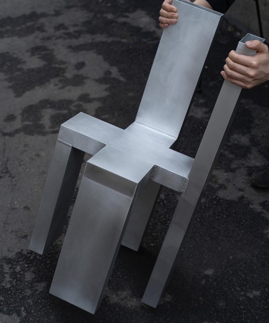 X Chair: Aluminum