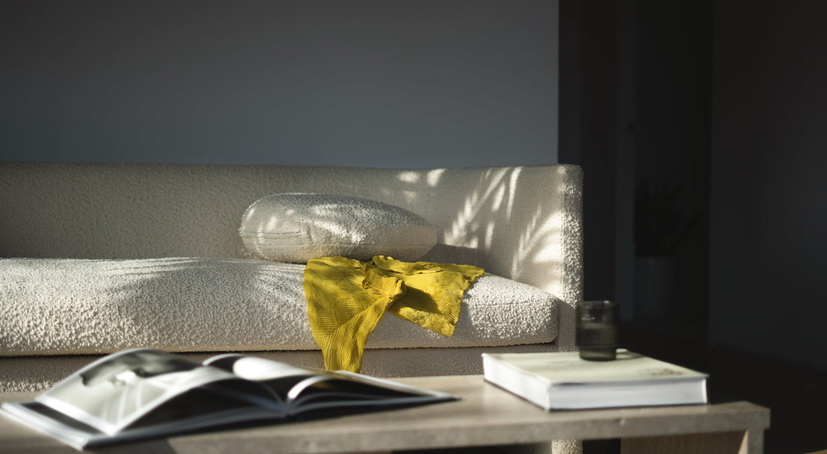 Arc Sofa - 60" - Ivory Boucle - Sample