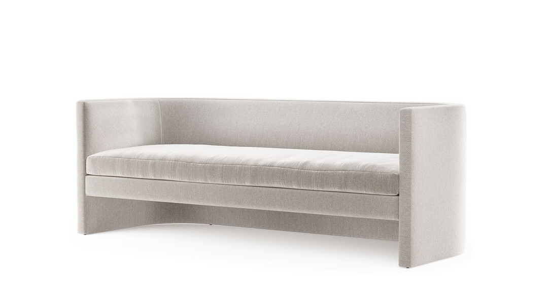 Arc Sofa - 60" - Ivory Boucle - Sample