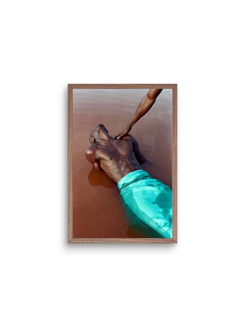 Lac Rose, #1 by Denisse Ariana Perez - Gallery Walnut - 16 x 24 - Sample