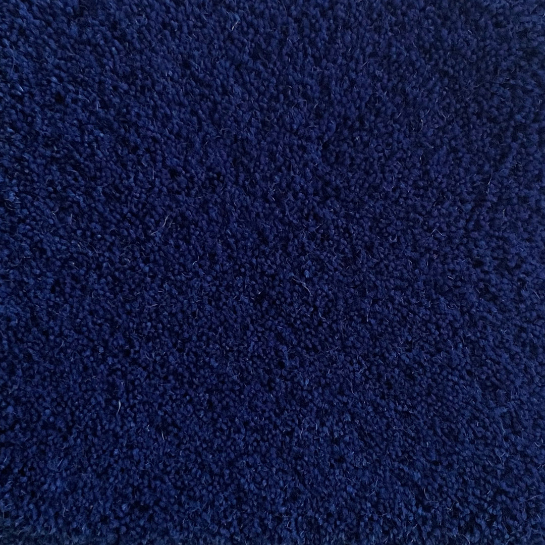 100% New Zealand Wool Rug Swatch in Nautical Blue