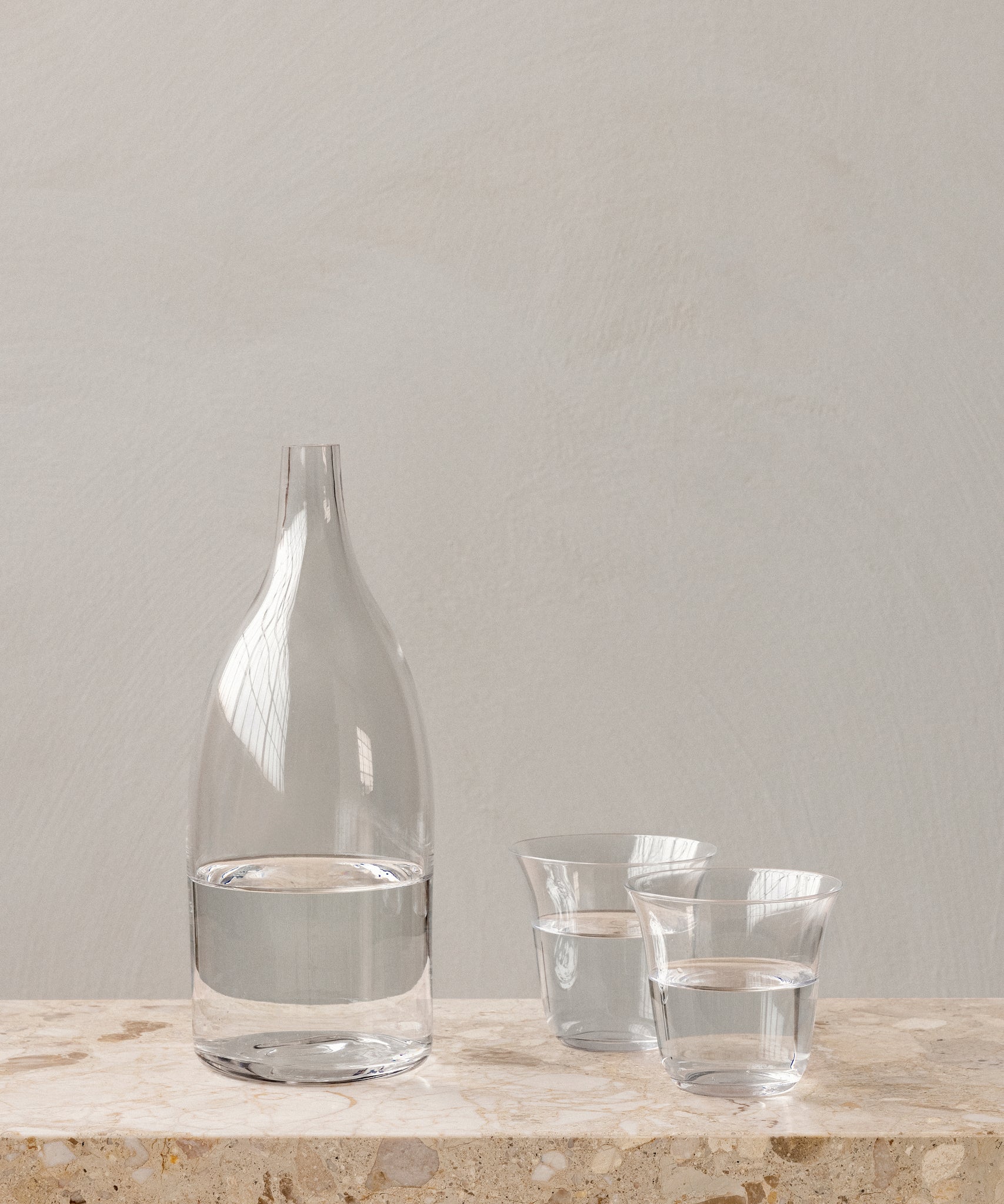 Strandgade Drinking Glass (Set of 2) Audo Copenhagen 3.3 H x 3.7 D