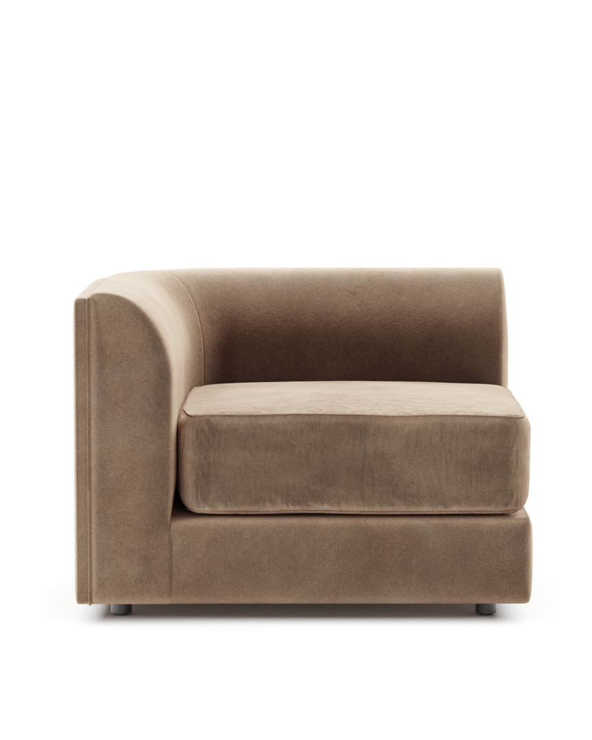 Maura Modular Corner Chair - Oyster Linen - Sample