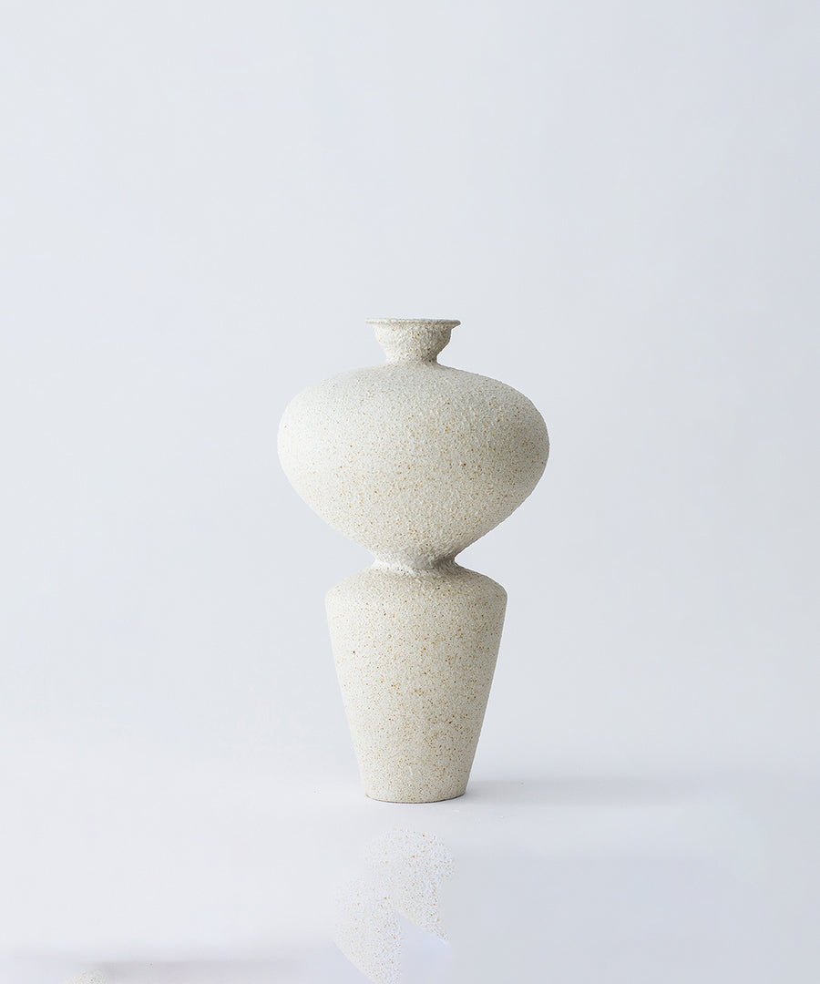 Lebes Hueso Stoneware Vase