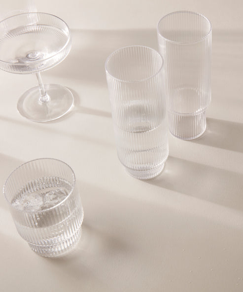Ripple Glasses | Set of 4 Glasses by Ferm Living - trnk – TRNK