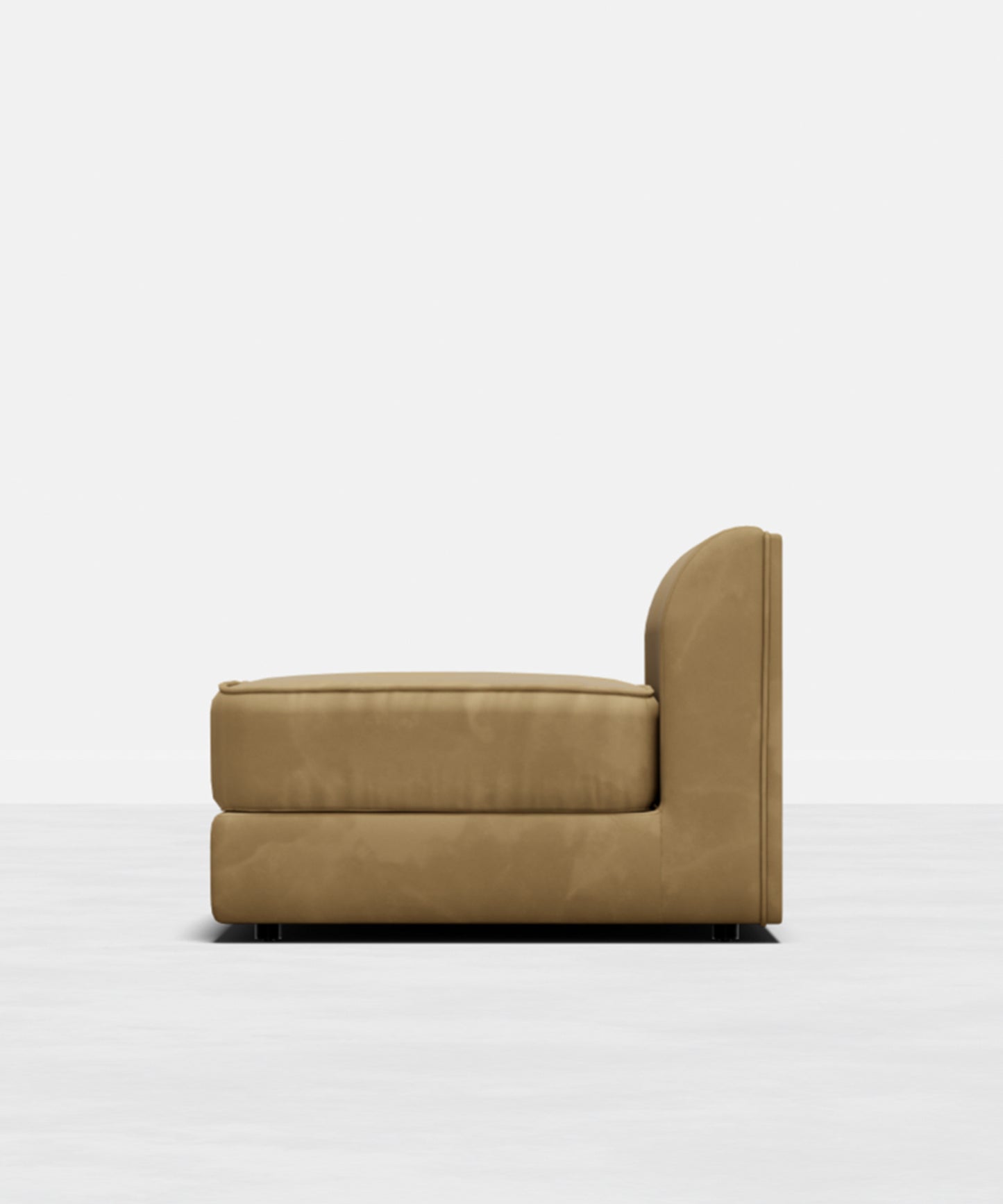Maura Modular Armless Chair- Buff - Sample