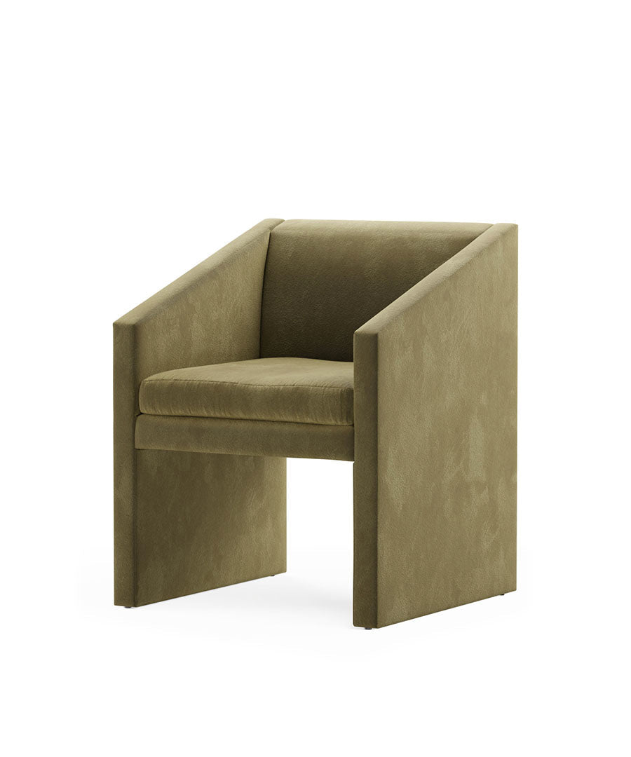 Angle Dining or Desk Chair - Taupe - Sample