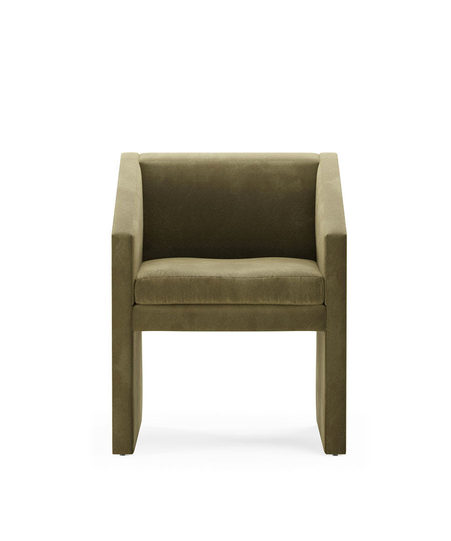 Angle Dining or Desk Chair - Taupe - Sample