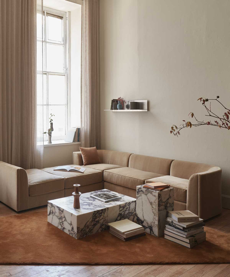 Maura Modular Corner Chair - Oyster Linen - Sample